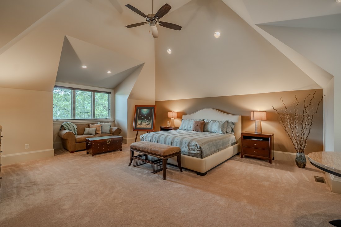 Bonus room above the garage