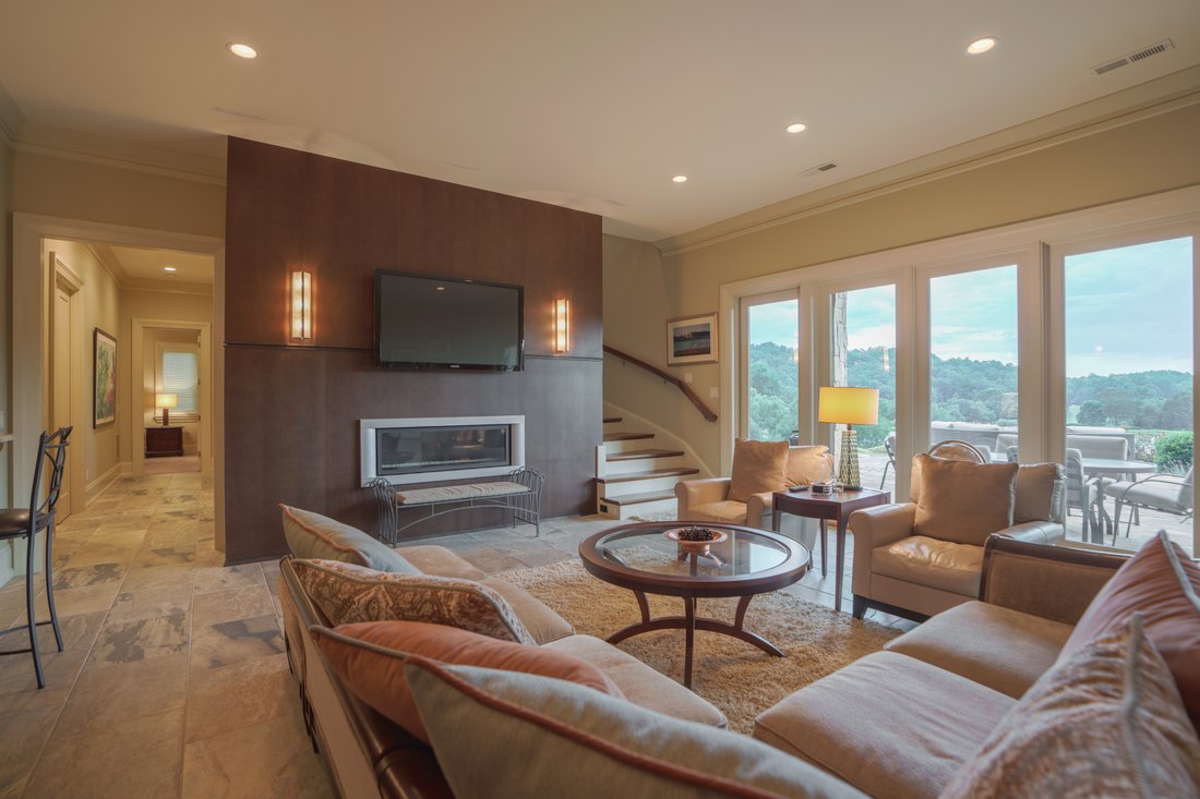 Terrace-level sitting room
